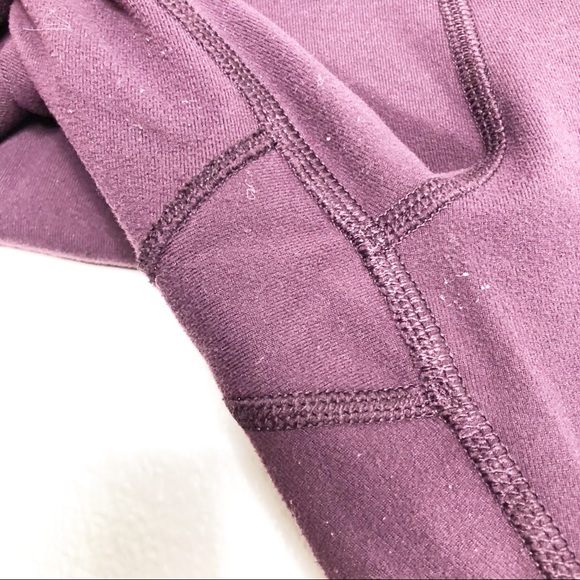 Lululemon High Waist Roll Down Wunder Under Leggings Dark Purple - Picture 11 of 16
